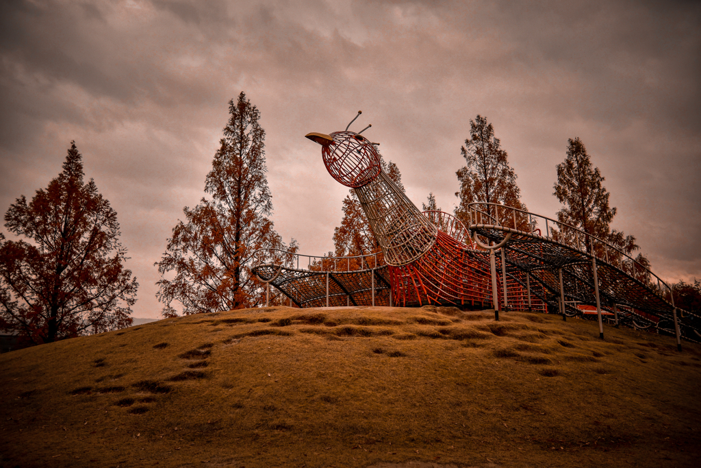 雨の中のフェニックス