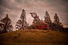 雨の中のフェニックス