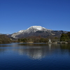 三島池からの伊吹山