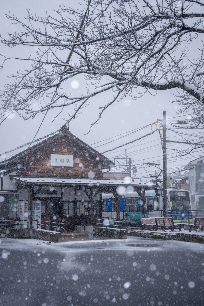 なごり雪と駅