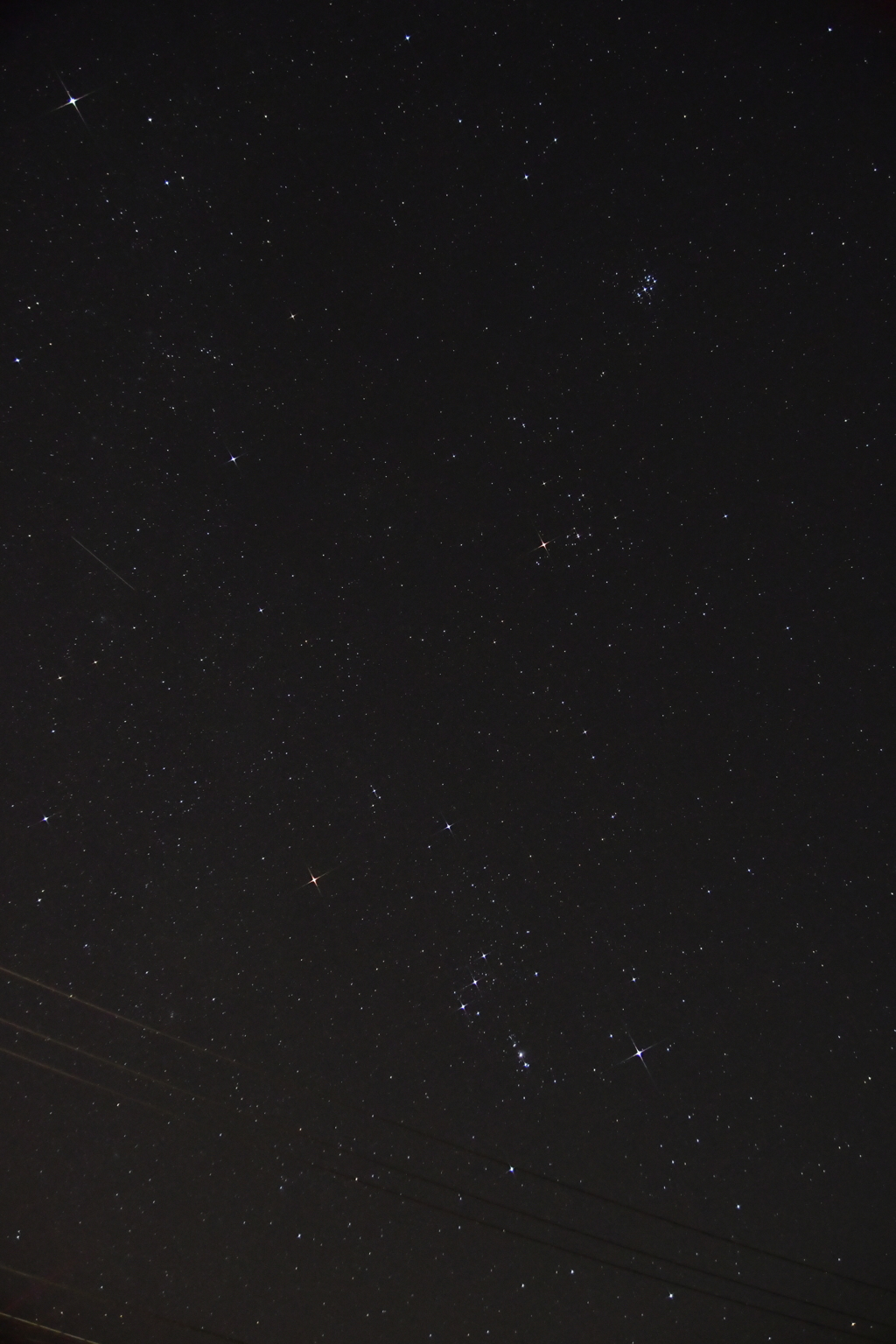 オリオンとプレアデス