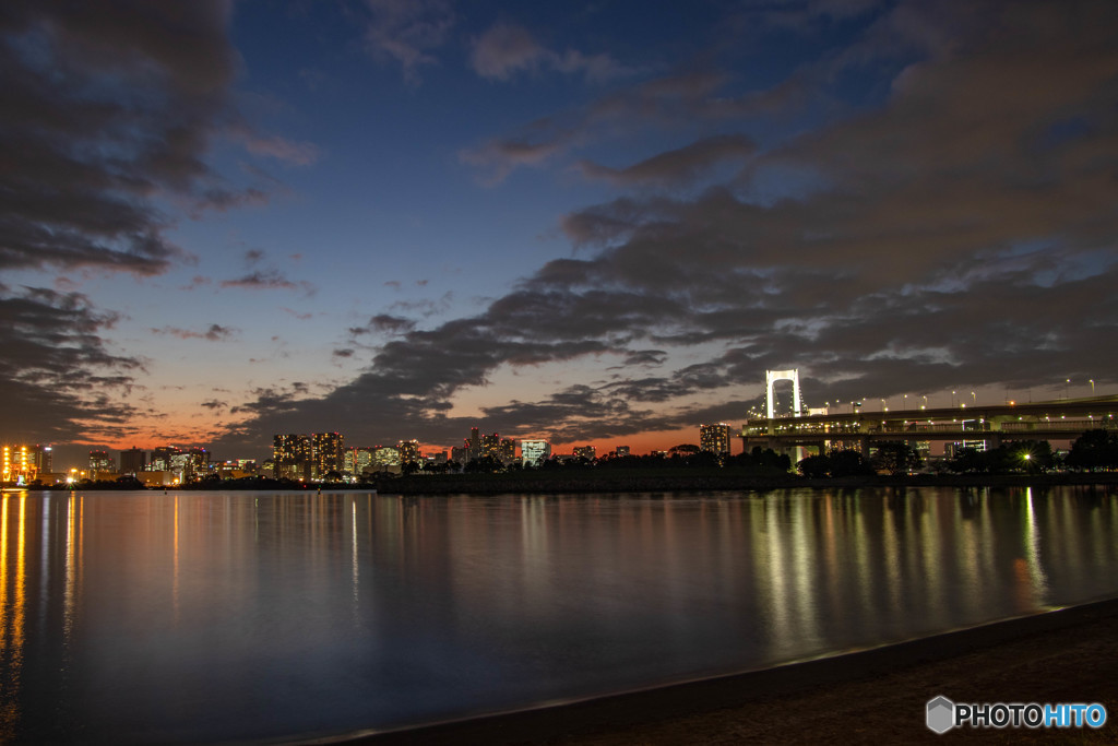 お台場海浜公園 夕景 2