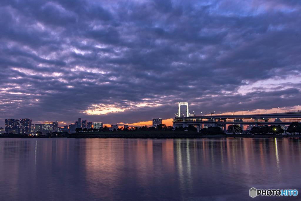 お台場海浜公園 夕景 3