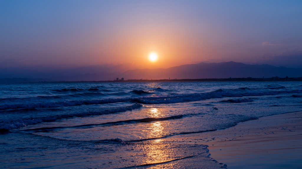 湘南の夕日