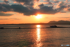 南の島の夕焼け