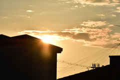 夕日