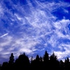 幻想的な青空