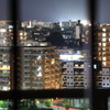 柵越しの夜景