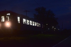 北条鉄道  夕暮れ