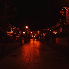 夜の参道