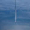 Rainbow contrail