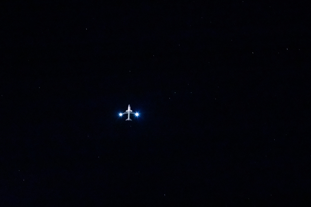 梅雨の中休み、久しぶりの星空