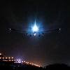 雷雨の中を着陸するKOREAN AIR AIRBUS A330