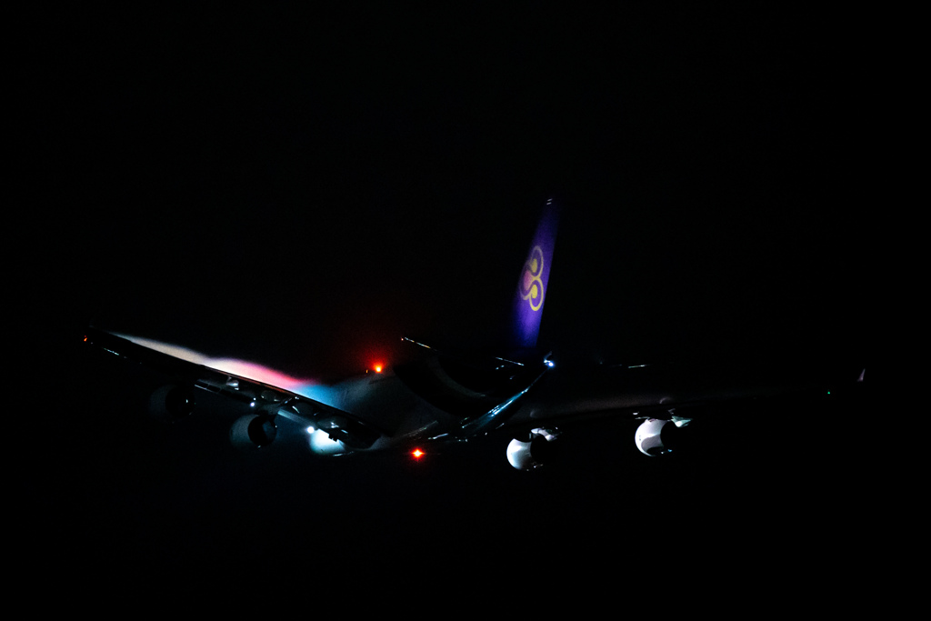 闇夜のA380(Thai)