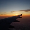 34000ftの日没