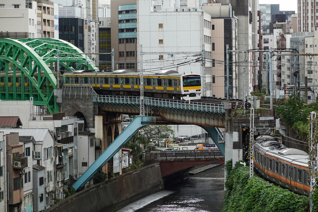 総武線と中央線