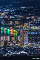 滋賀大津の夜景/縦