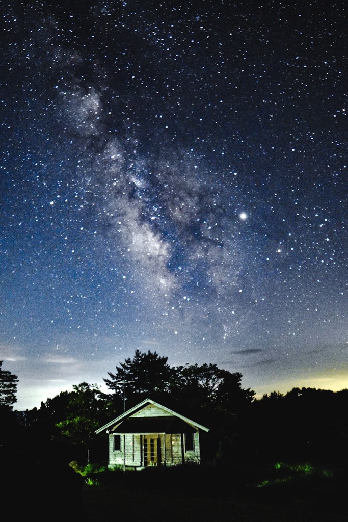 立ち昇る天の川