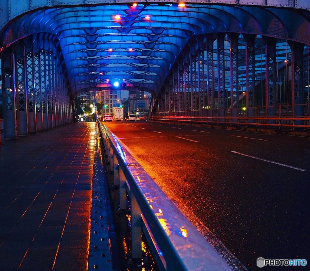 雨の帰り道