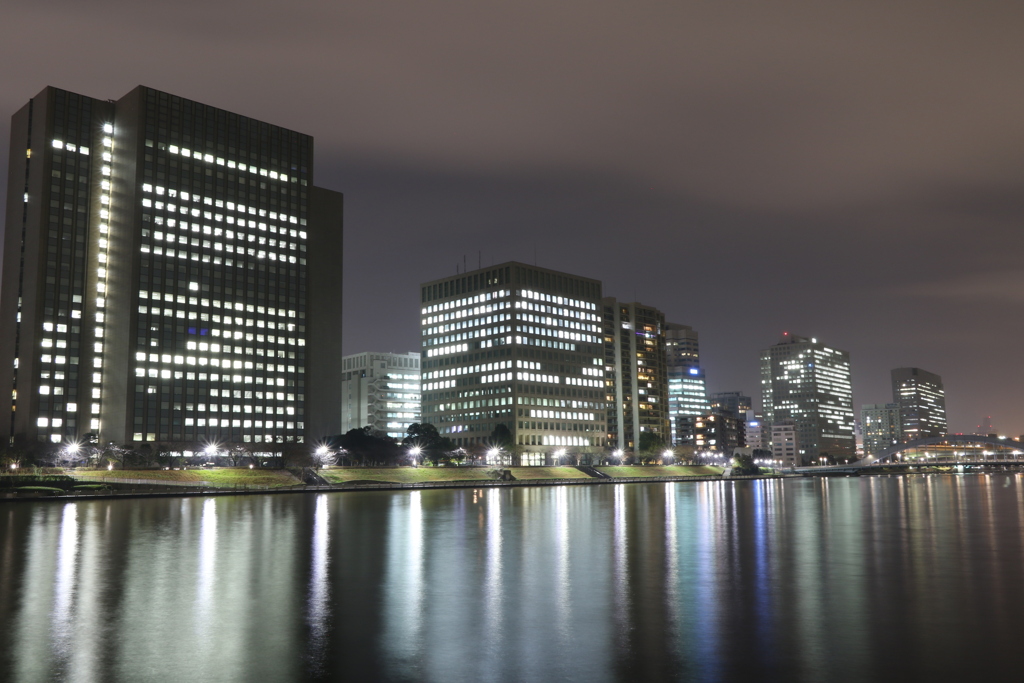 佃公園から夜景