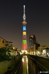 東京スカイツリー　五輪仕様