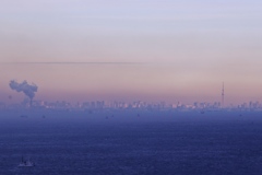霞む東京