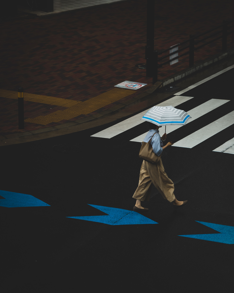 この路面表示、