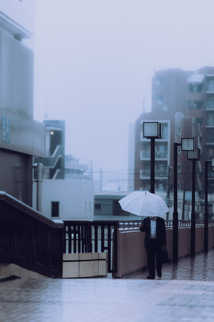 船橋。雨☔