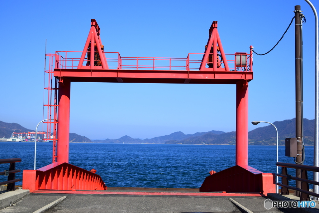 大久野島の船着き場