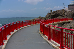 江ノ島にて