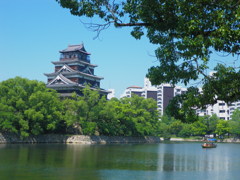 初夏の広島城