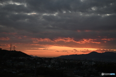 洗濯物を取り込みながら