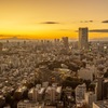 東京タワーでみる夕暮れ