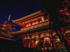 浅草寺と五重塔