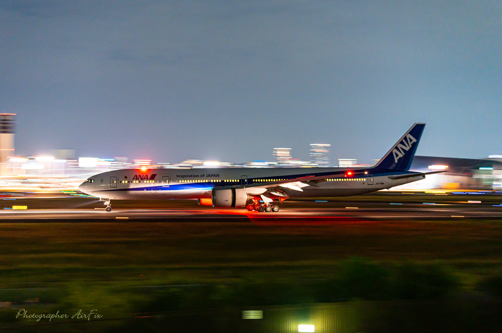Approach landing ANA JA778A