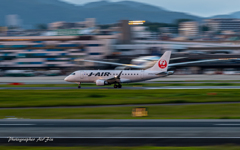 Take-off flow shot JA224J