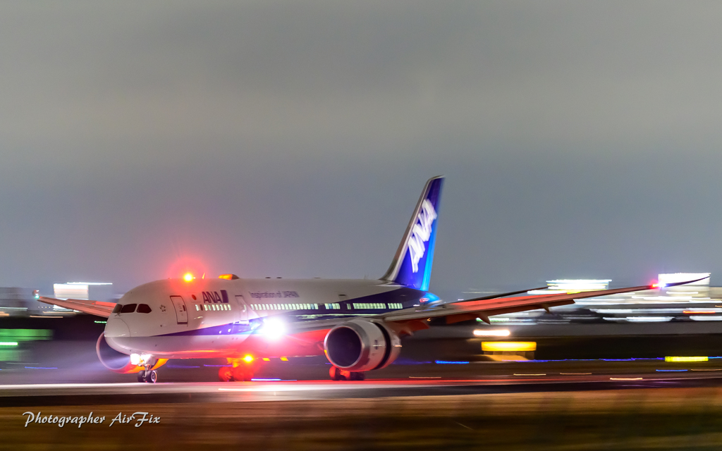 ANA JA811A arrival