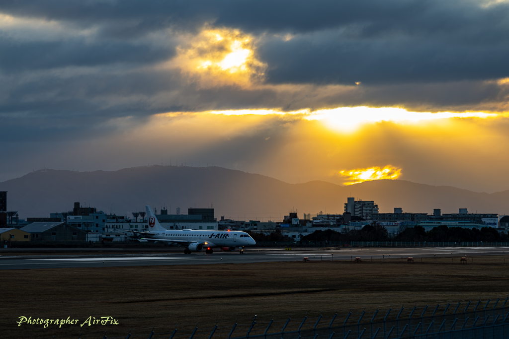 新年最初の空活