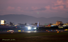 ANA JA135A touch down Panning