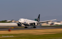 approach 流し ANA B7 STAR ALLIANCE