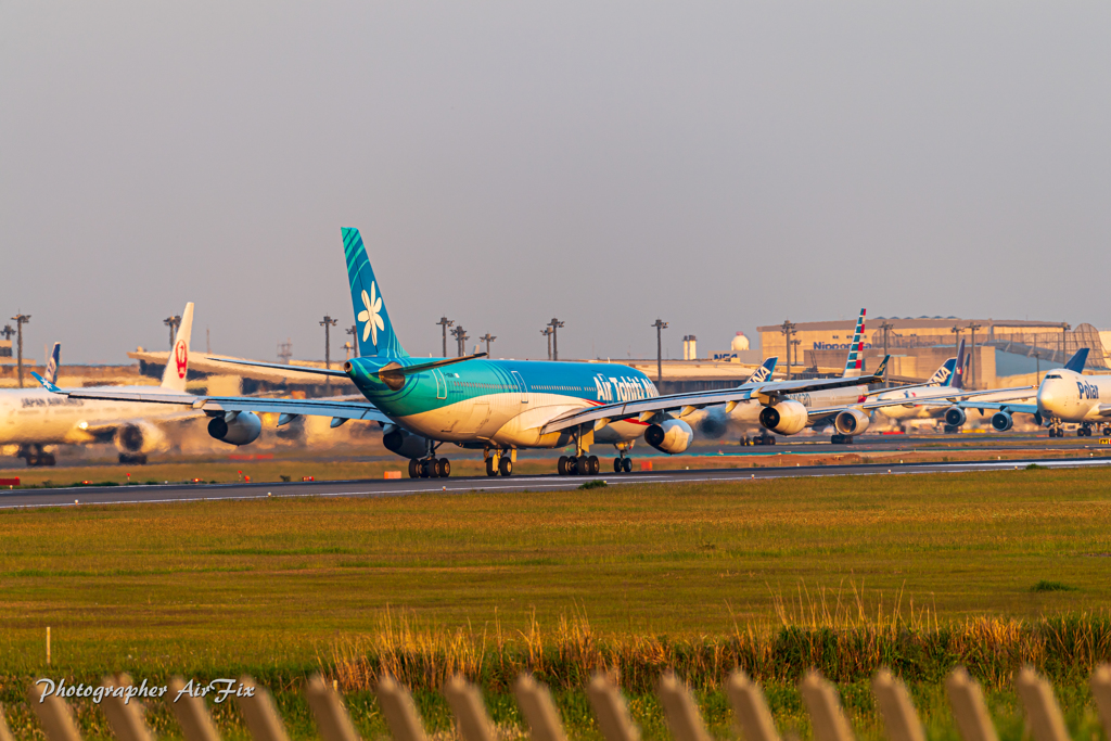 Jet blast Air Tahiti Nui A340