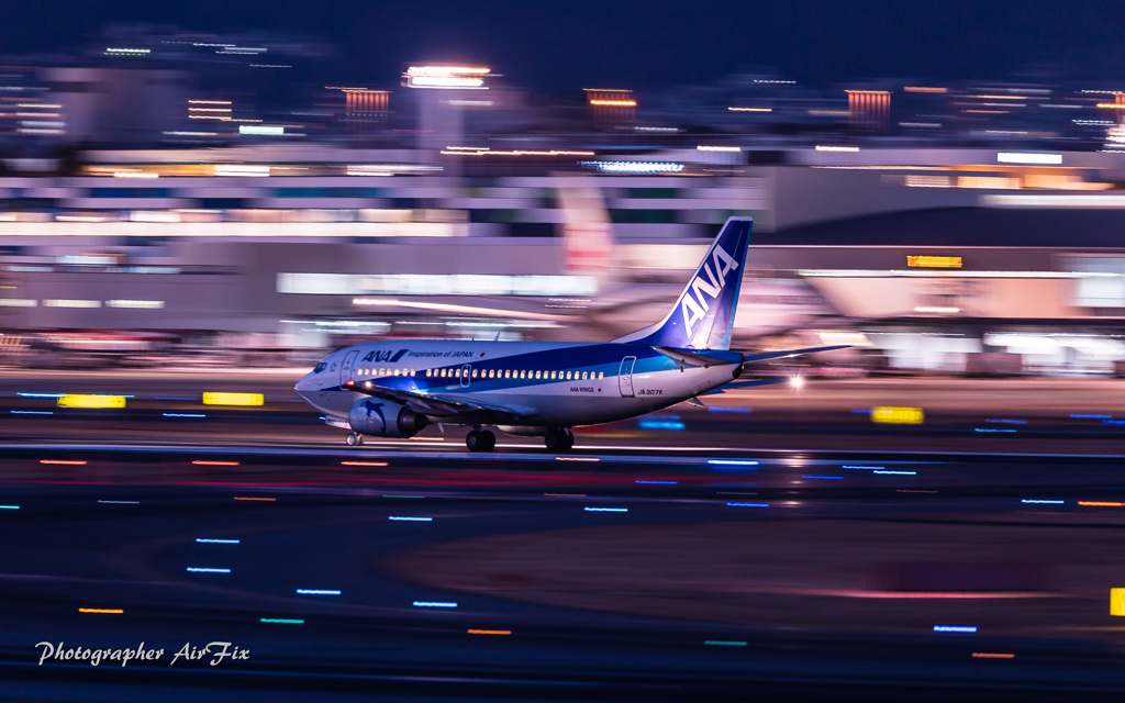 流し撮り ANA JA307K