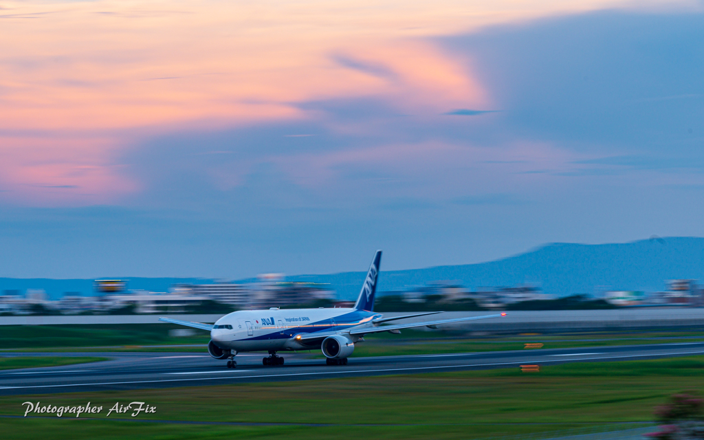 ANA JA715A流し