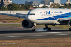 Nose gear smoke JA715A