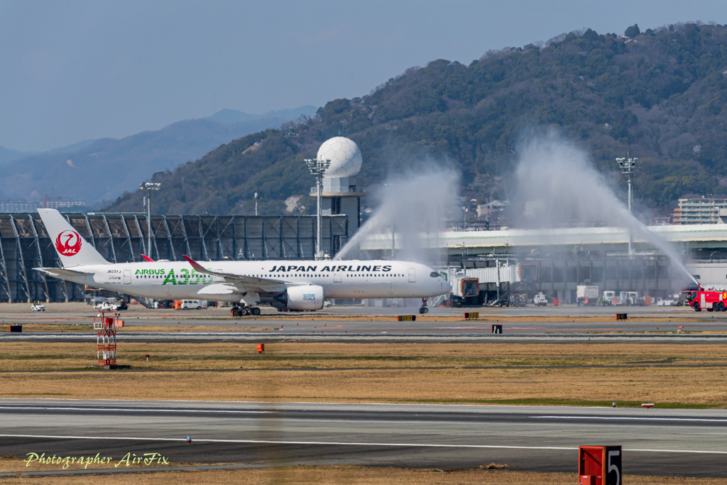 A350 就航 6（大阪へいらっしゃ～～～い！）
