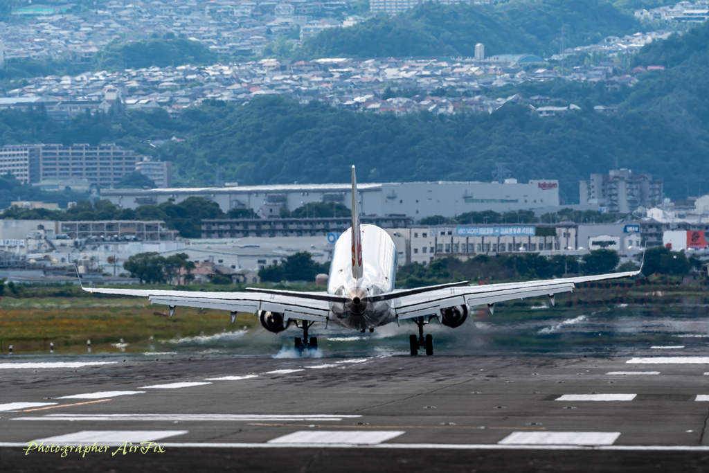 Crosswind landing