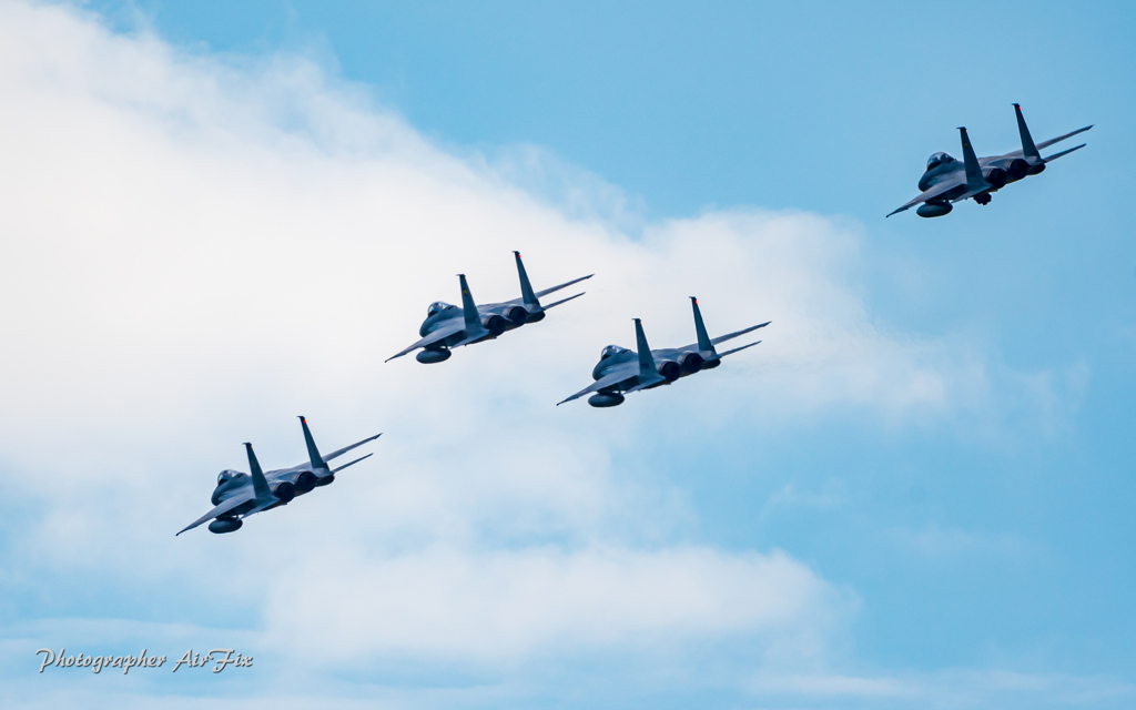 Komatu air base 306SQ＆303SQ formation