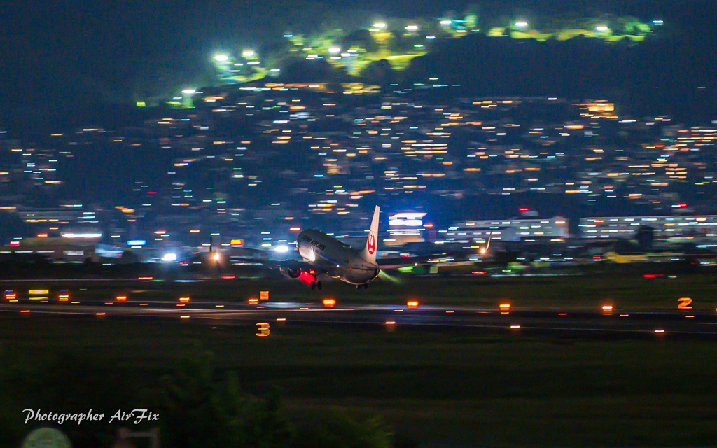 JA332Jtakeoff  流し