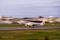 Take-off flow shot JA248J