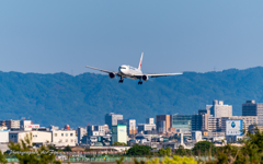 JAL B6 Landing approach